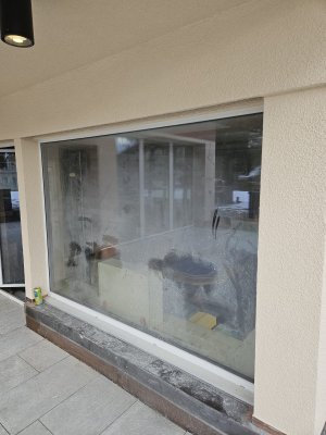 Fensterreinigung Vorher 2